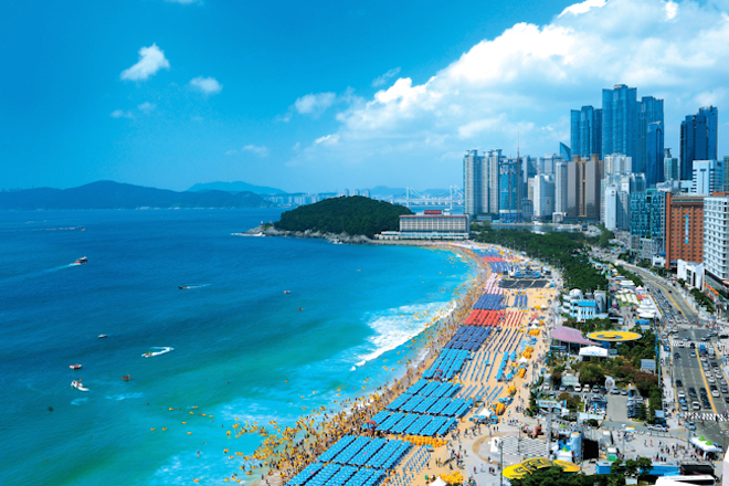 Haeundae Beach Busan South Korea Haeundae Beach Busan South Korea