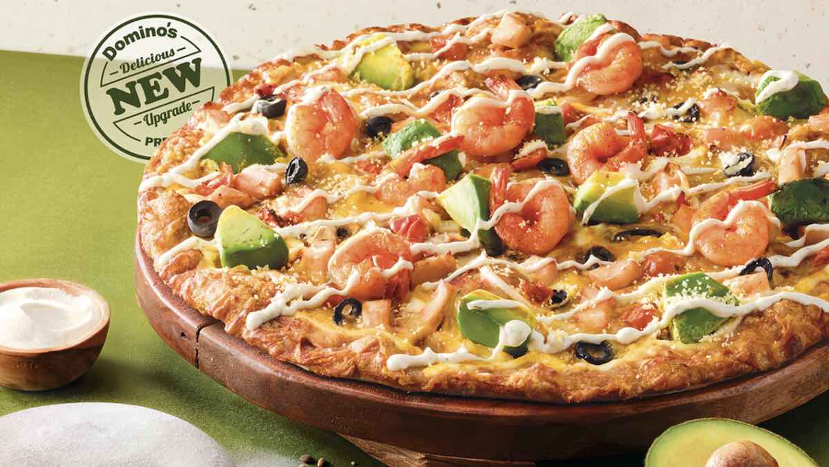 Dominos Korea Introduces a New Avocado Shrimp Pizza